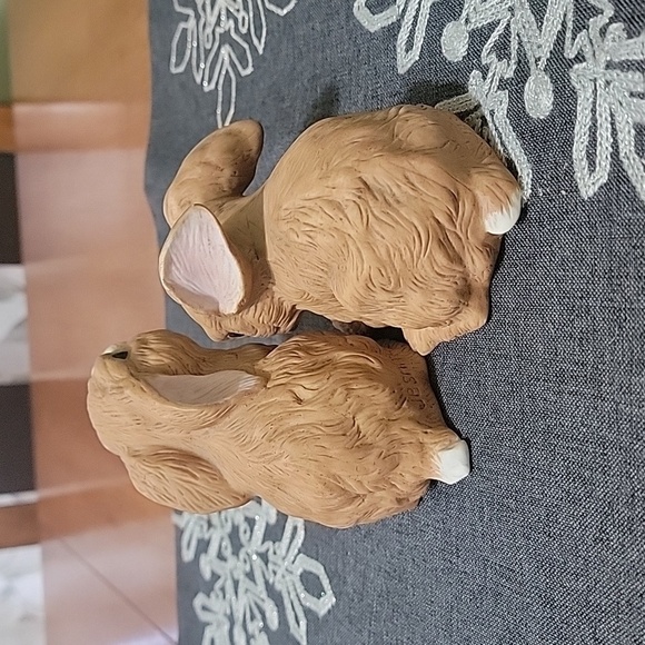 1988 Vintage River Shore Rabbit Snuggle 🐇 Babies 💖 - Picture 2 of 11